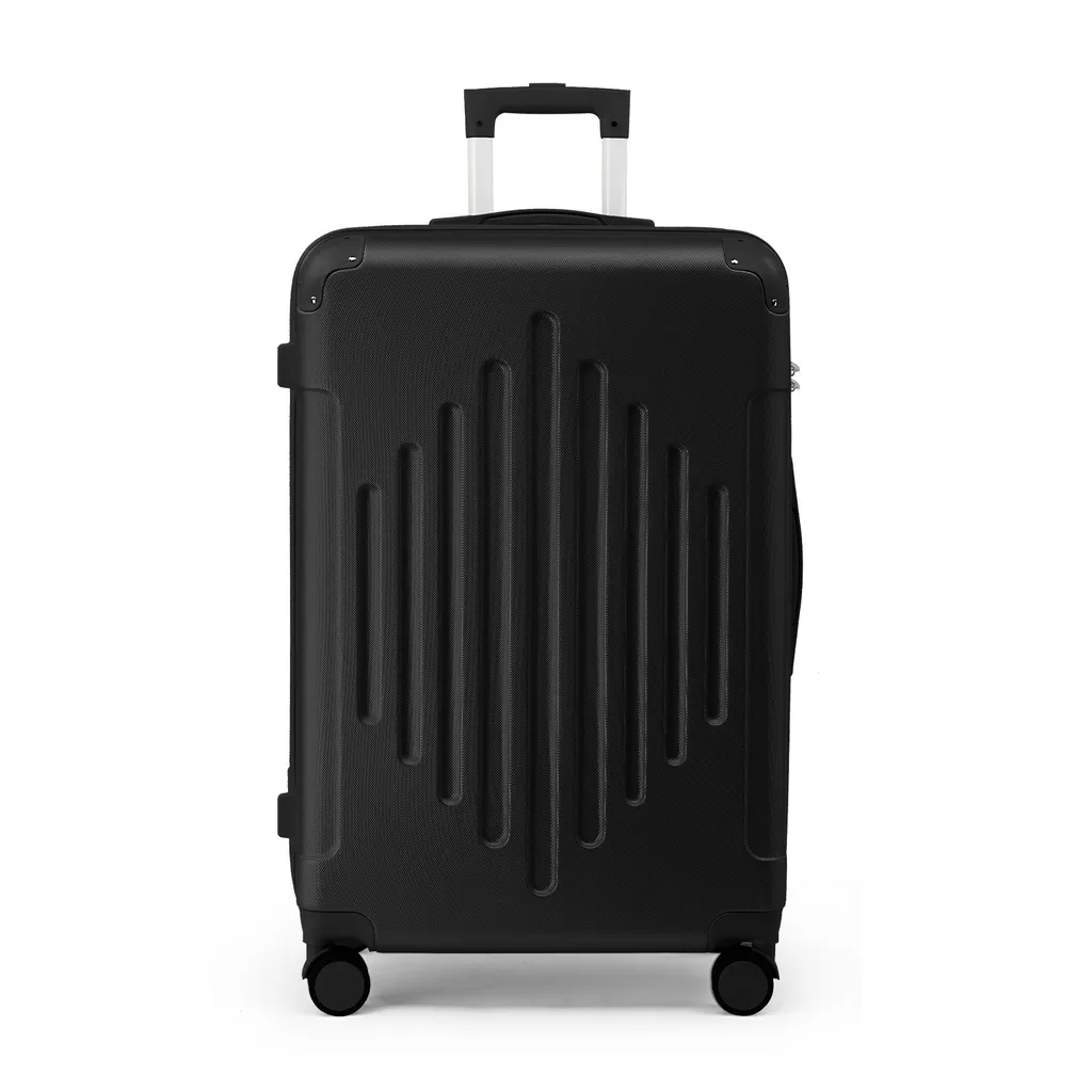 Trolley FCH L Valigia Mano Nero - Robusto Guscio Duro per Viaggi