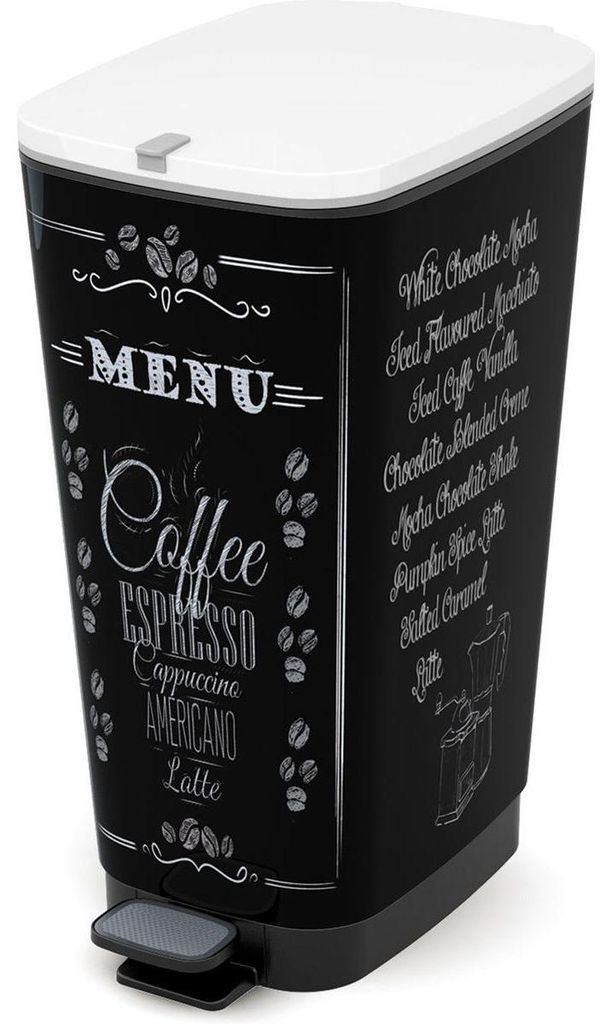 Kis Kis Pedal bin Chic Bin Coffee Menu L - 50L Produktbild 