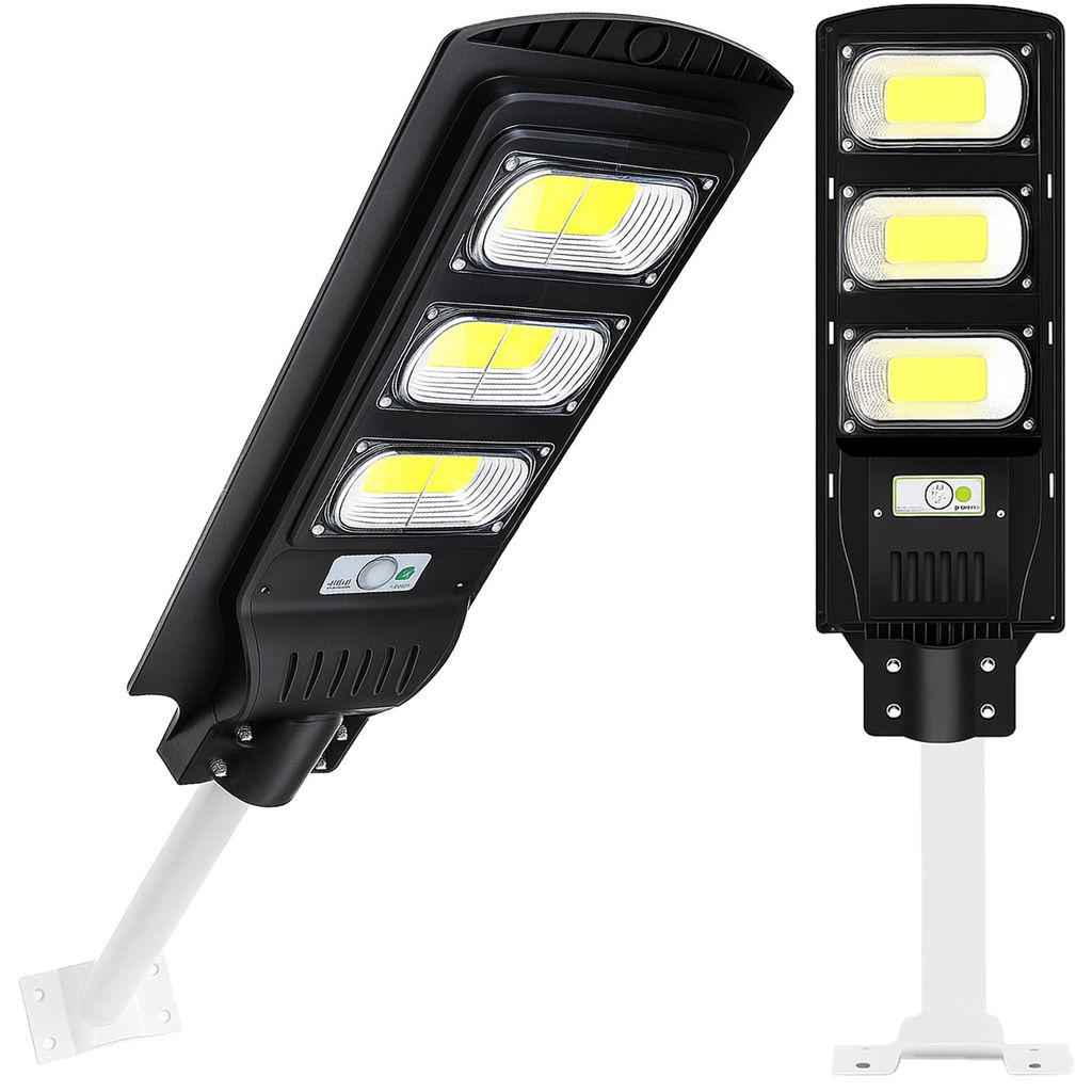 Solar Straßenlampe 240W mit Motion Sensor 6000K Weiß LED Solarleuchte Straßenlaterne Fernbedienung Sicherheitslicht für Außen Garten Dämmerun...