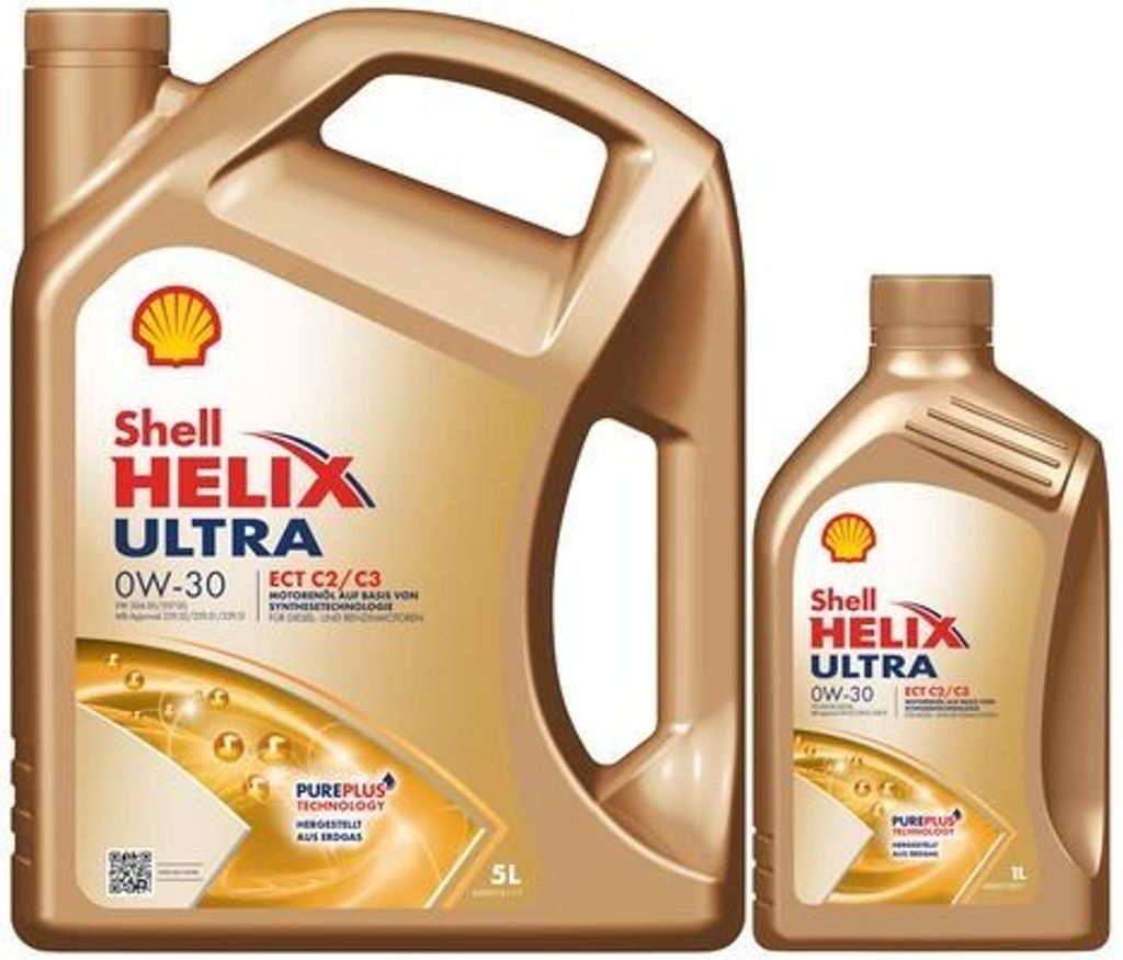 Shell Helix Ultra ECT C2 C3 0W-30 5 Liter + 1 Liter GRATIS Produktbild 8