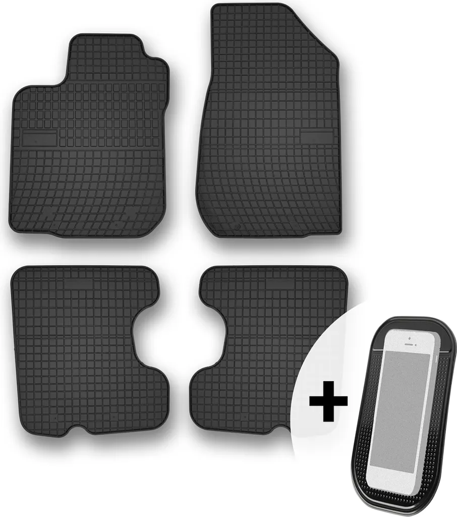 Tappetini in Gomma Dacia Sandero 2013-2018 Set 4 Pezzi Alta Qualità