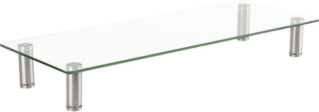 SpeaKa Professional Monitor-Erhöhung Höhen-Bereich: 75 bis 90 mm Transparent