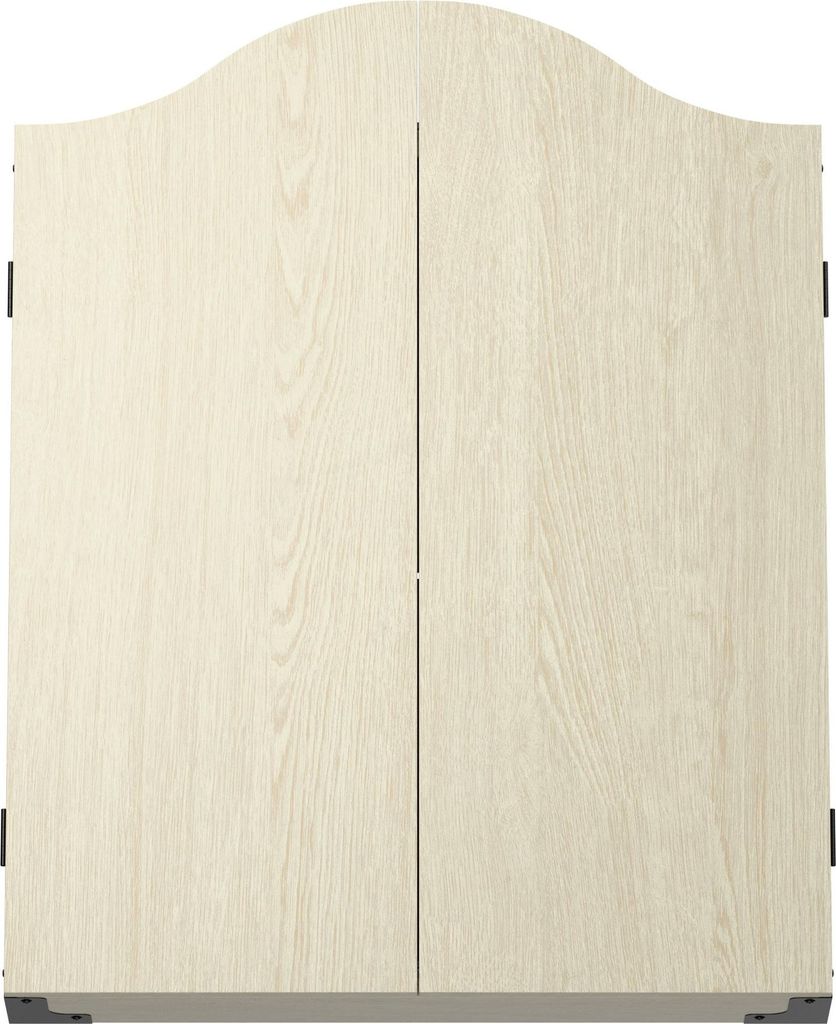 KOTO - Cabinet Light Oak Dartschrank, Dart Schrank für Zuhause, Whiteboards, Praktische Aufbewahrung & Dart-Spielvergnügen
