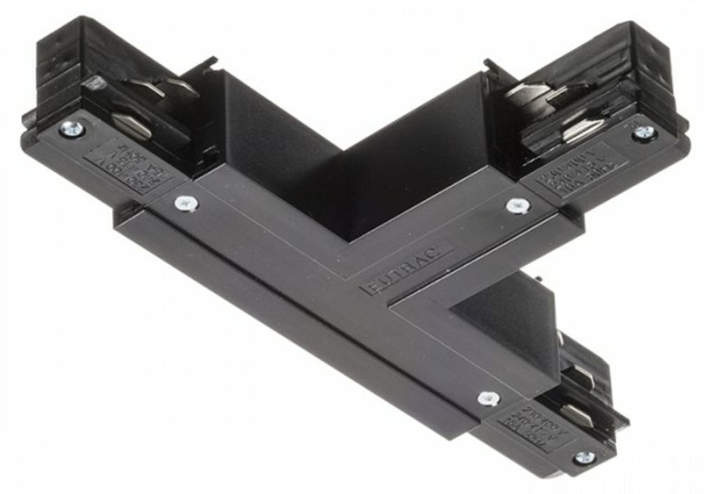 RED - DESIGN RENDL RENDL EUTRAC T-Stecker links schwarz 230V R11336