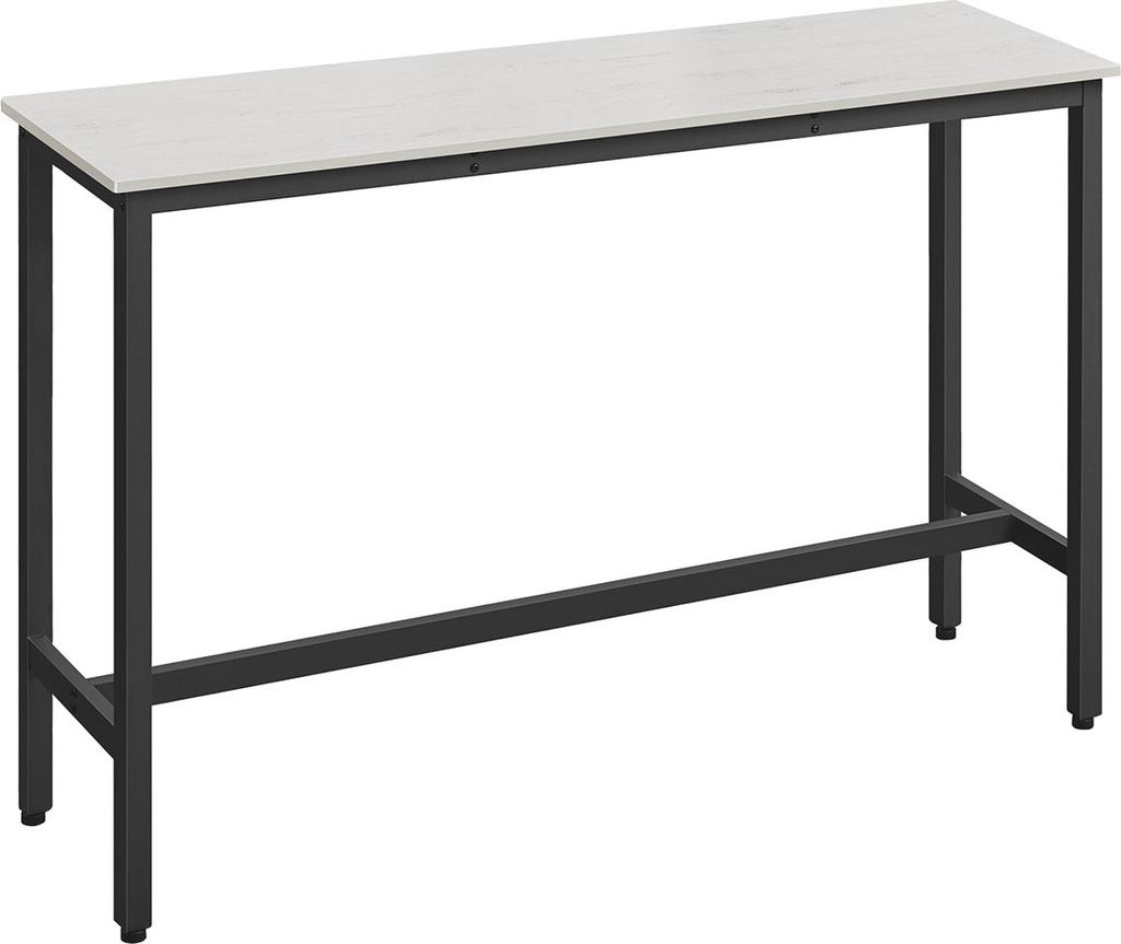 Bartisch 140x40x90cm Weiß