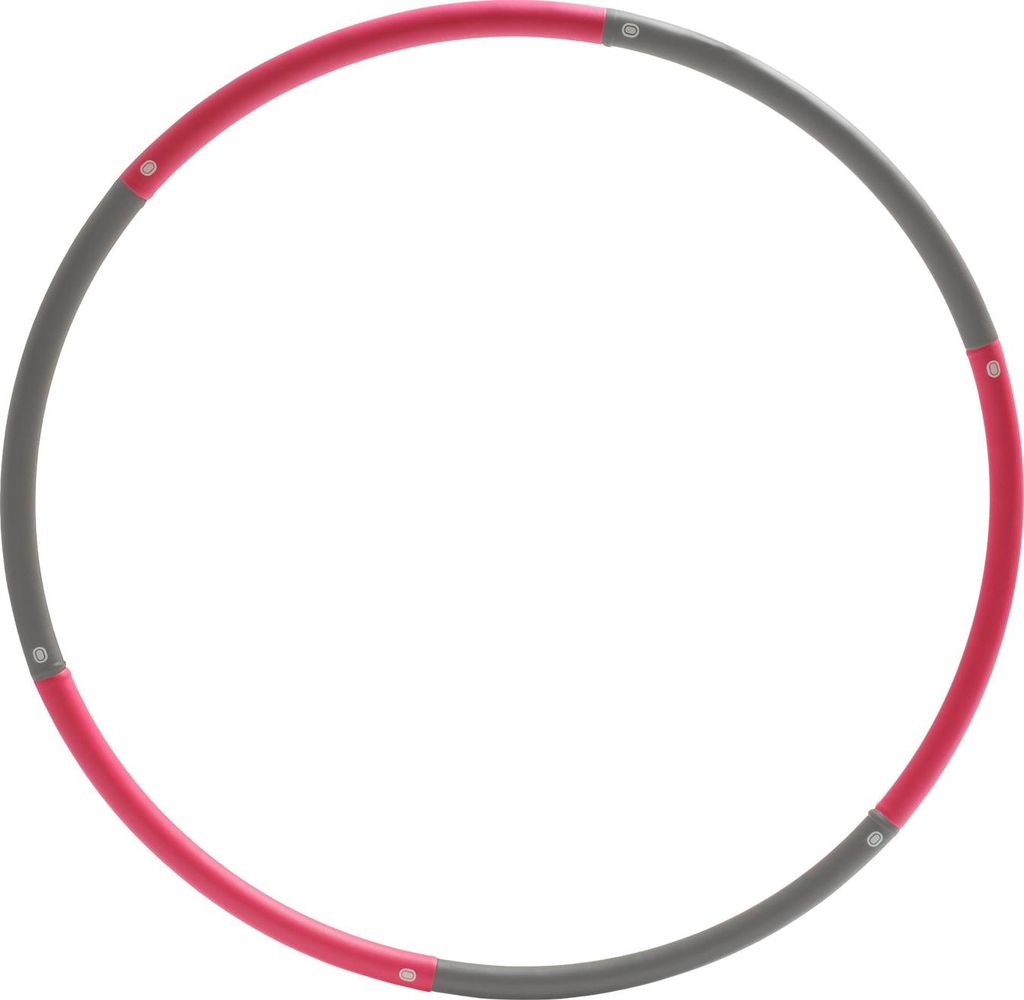 Fitness Hula Hoop Reifen für Training, pink, steckbar, ø Produktbild 