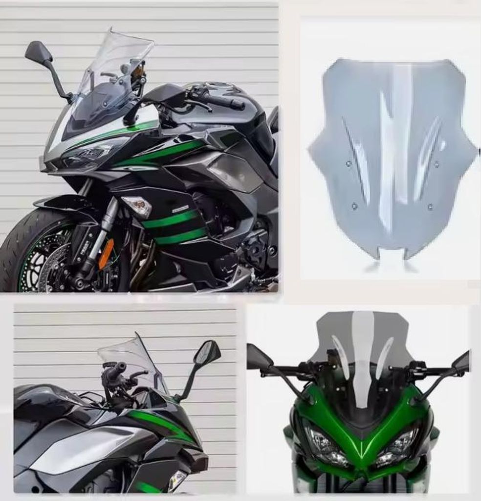 TopX Zubehör WINDSCHUTZSCHEIBE KAWASAKI NINJA Z1000 Z1000SX SX 17 23 48cm VERKLEIDUNG