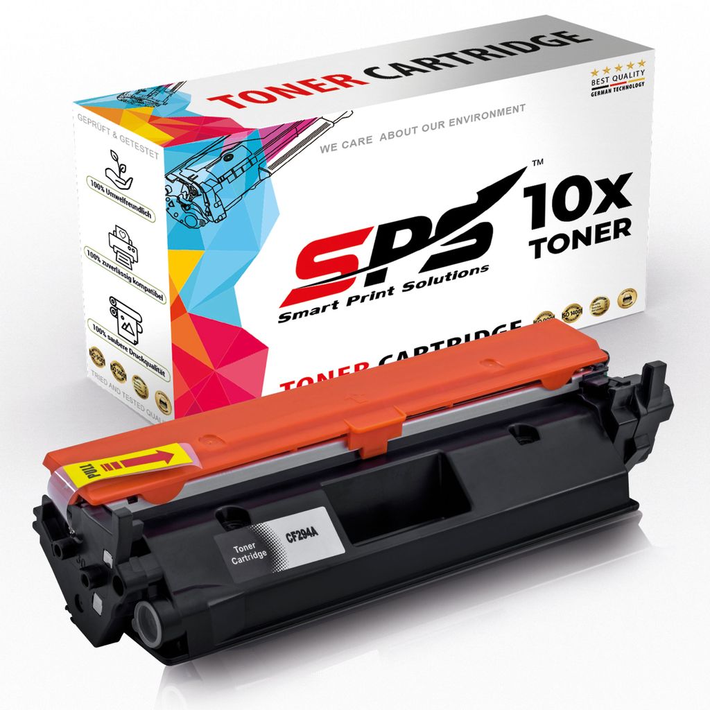 10x Toner 94A CF294A Schwarz Kompatibel für HP Laserjet Pro MFP M148DW Drucker