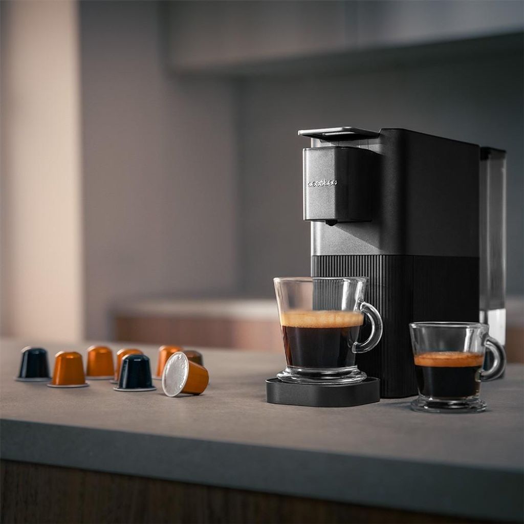 Cecotec Power Caps 20 Nespresso-Kapsel-Kaffeemaschine, 1400 W, 20 bar, Thermoblock, 700-ml-Wassertank