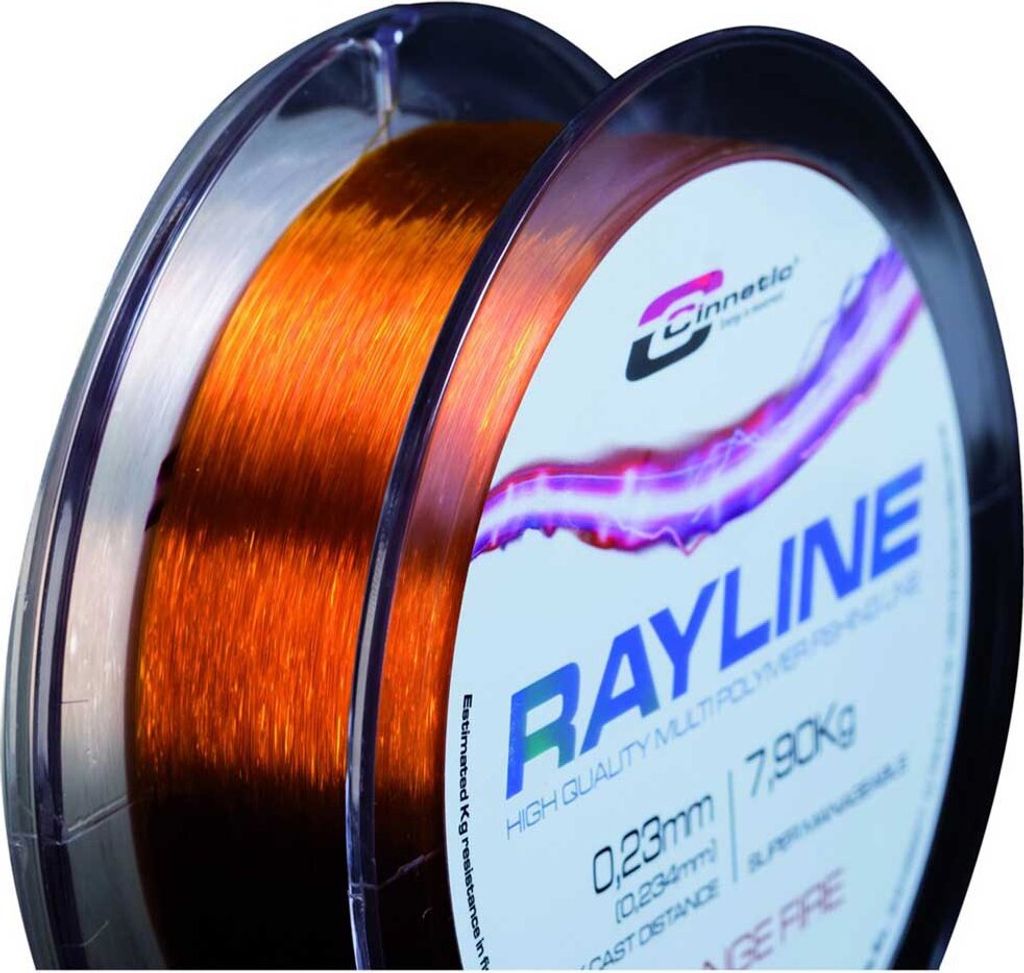 Cinnetic Rayline Geflochtene Schnur 2000 M Orange 0.200 mm Orange 0.200 mm
