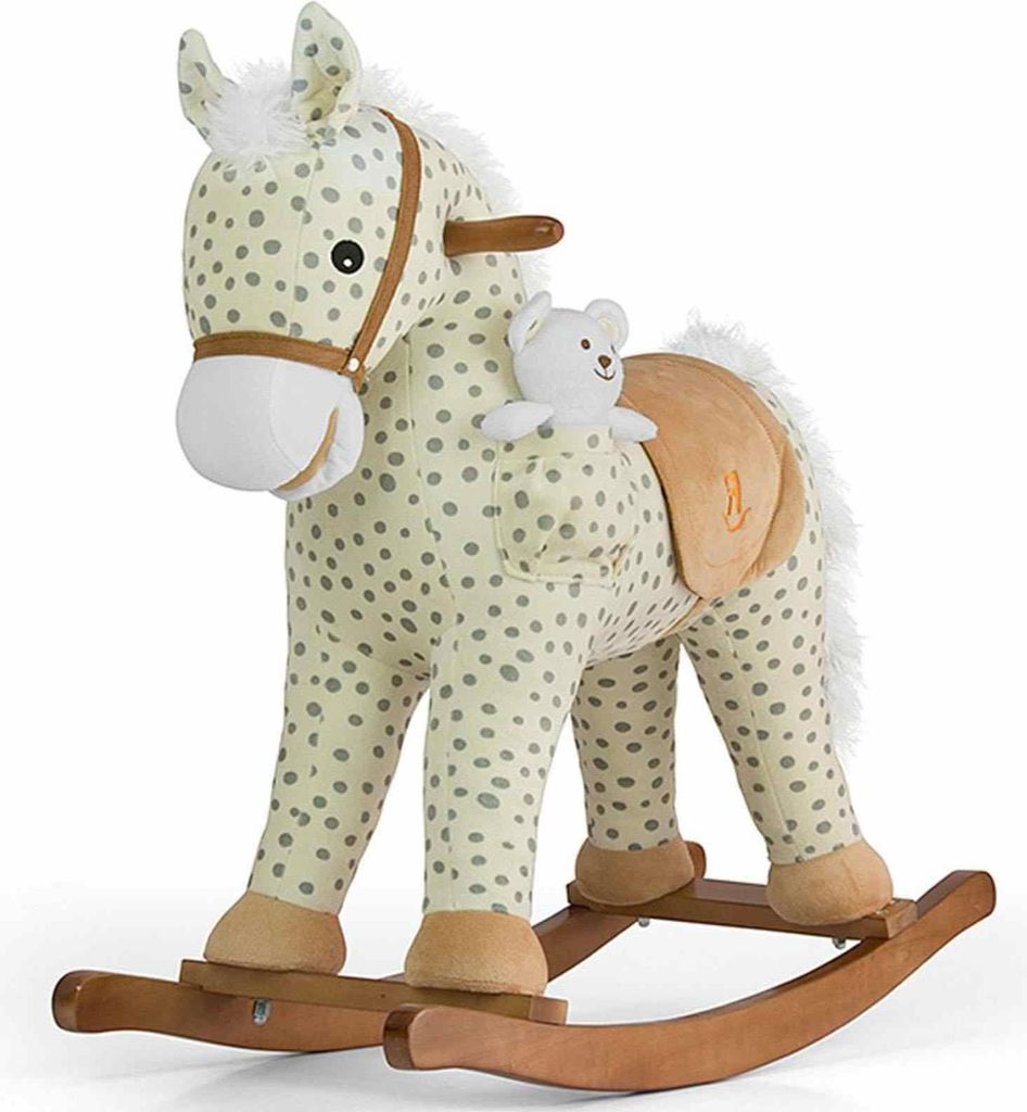 Konik na biegunach Milly Mally Pony szary w kropki z Melody Zdjęcie produktu 