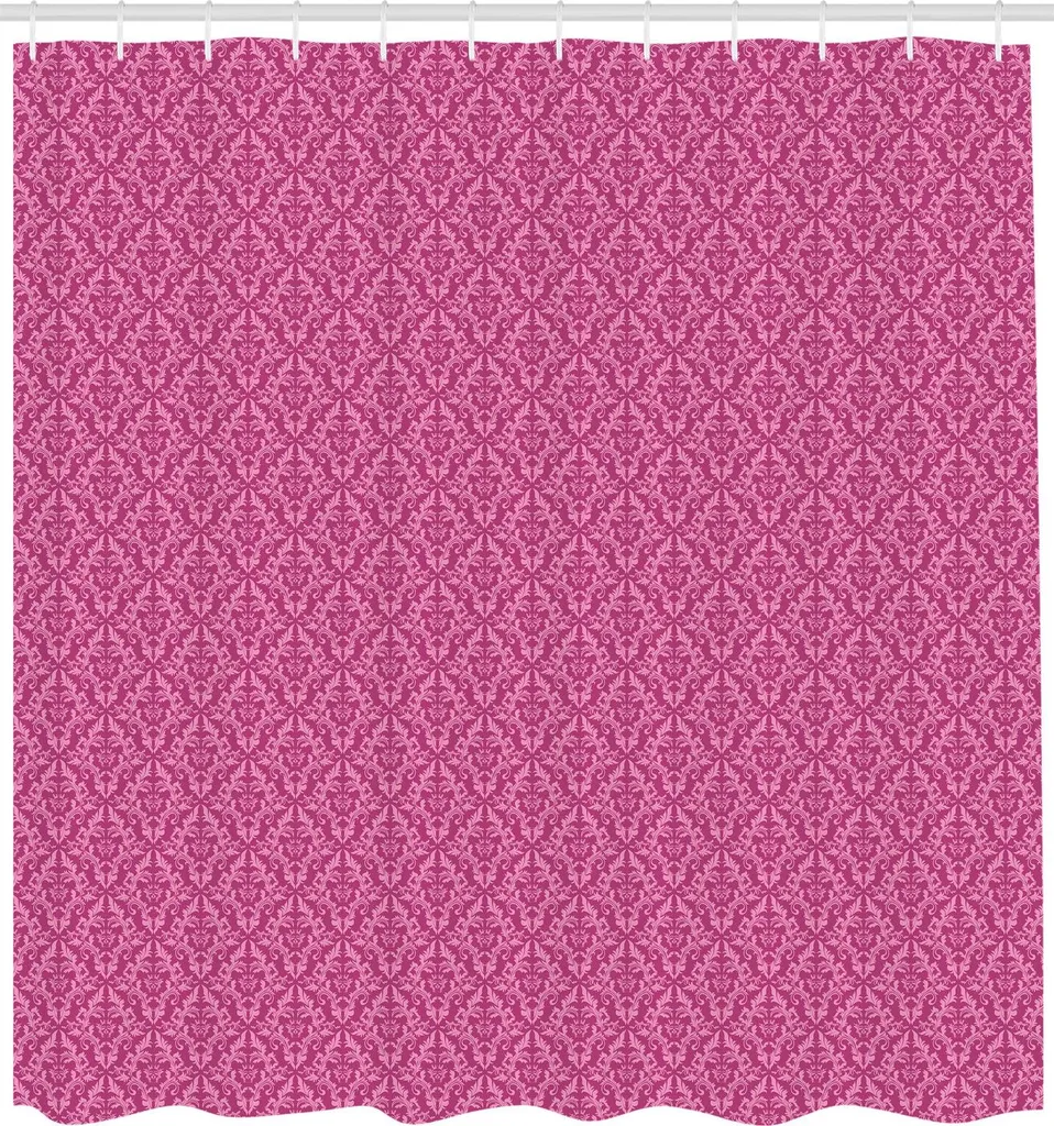 Tenda Doccia Damasco Rosa Vittoriano 175x180cm | ABAKUHAUS Elegance - 2