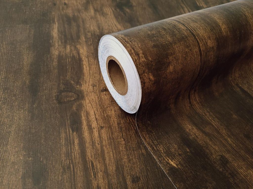 Selbstklebende Holzfolie NUSS SEATTLE - Rollenbreite 90 cm Produktbild 