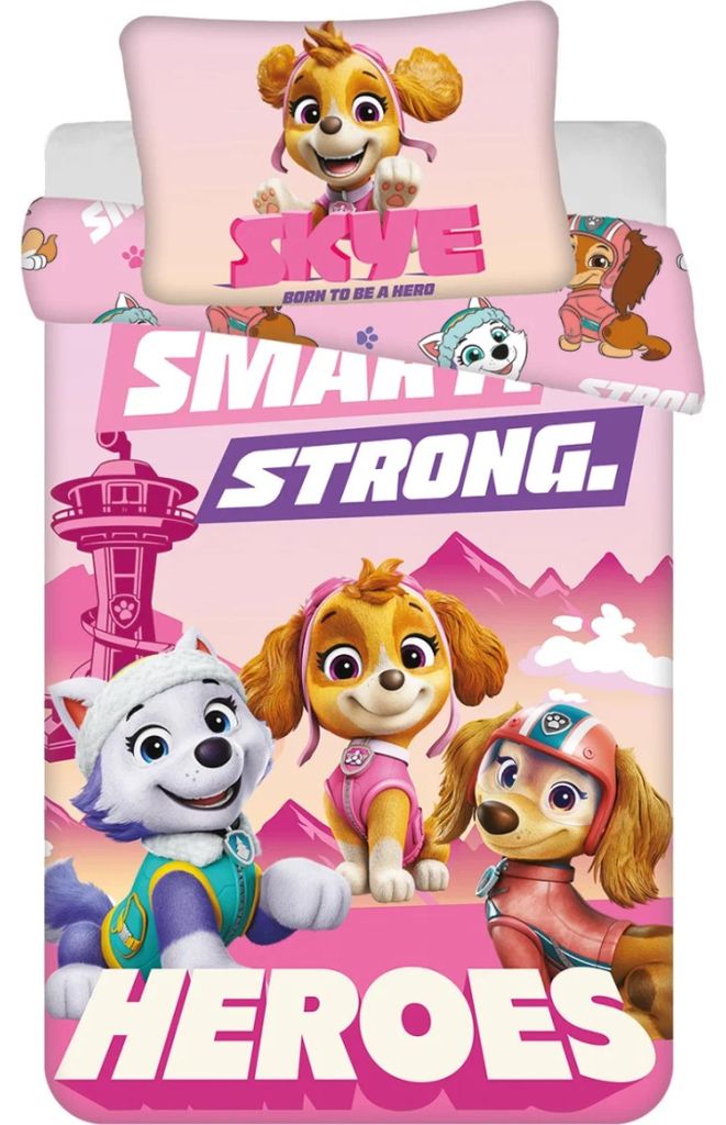Juego de ropa de cama Paw Patrol 558 para bebé, 100x135 cm, Imagen del producto 