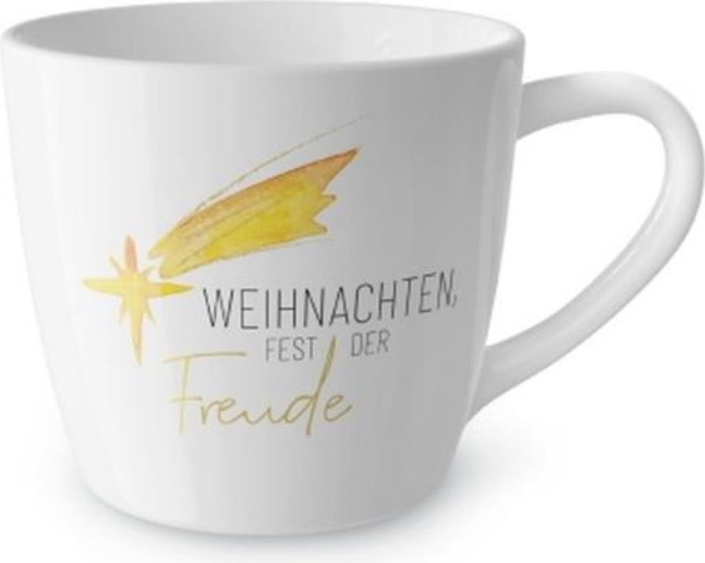 weihnachtlicher Maxibecher Love Xmas Sternschnuppe für 400ml Geschenk für Dich