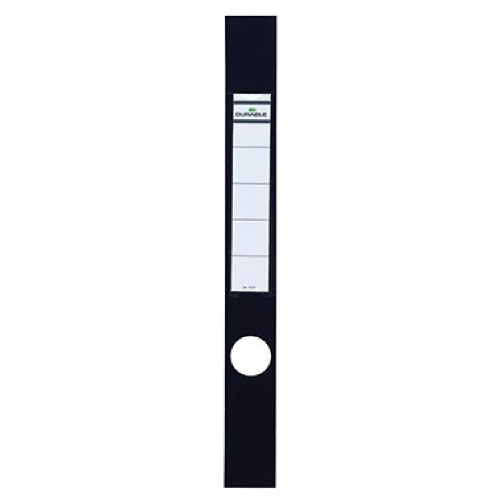 Durable Ordnerrückenschild sw 10St 40mm m auswechselbarer Produktbild 