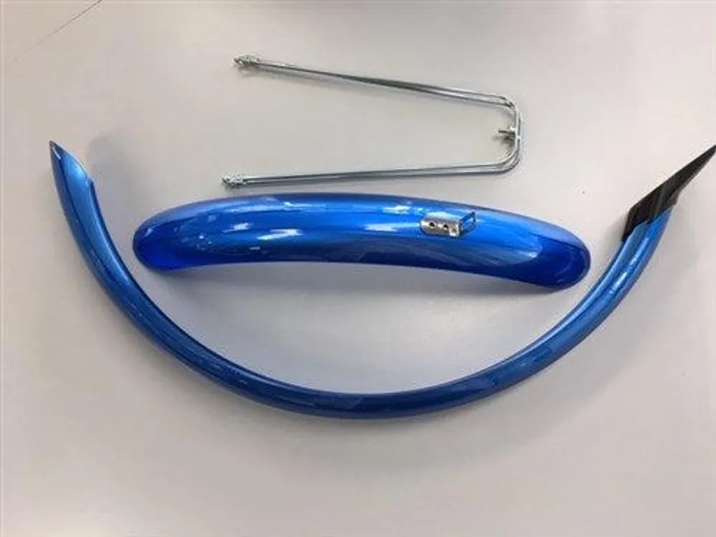 Garde-boue Vélo 24 Pouces Eurofender Koenders 58mm en PVC Bleu Royal