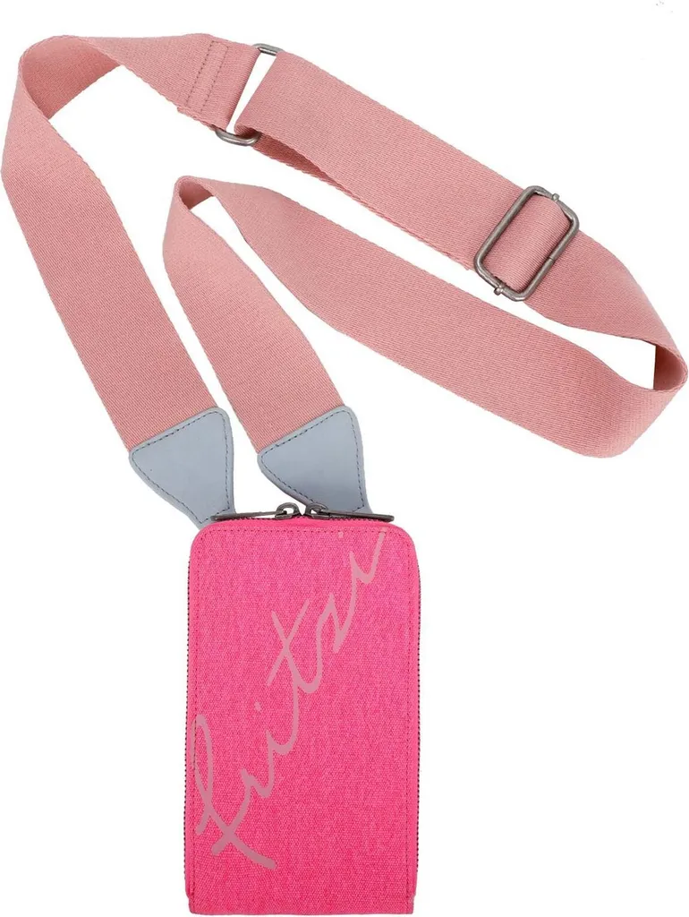 Sac téléphone Jozy rose fluo : ne cherchez plus jamais votre mobile