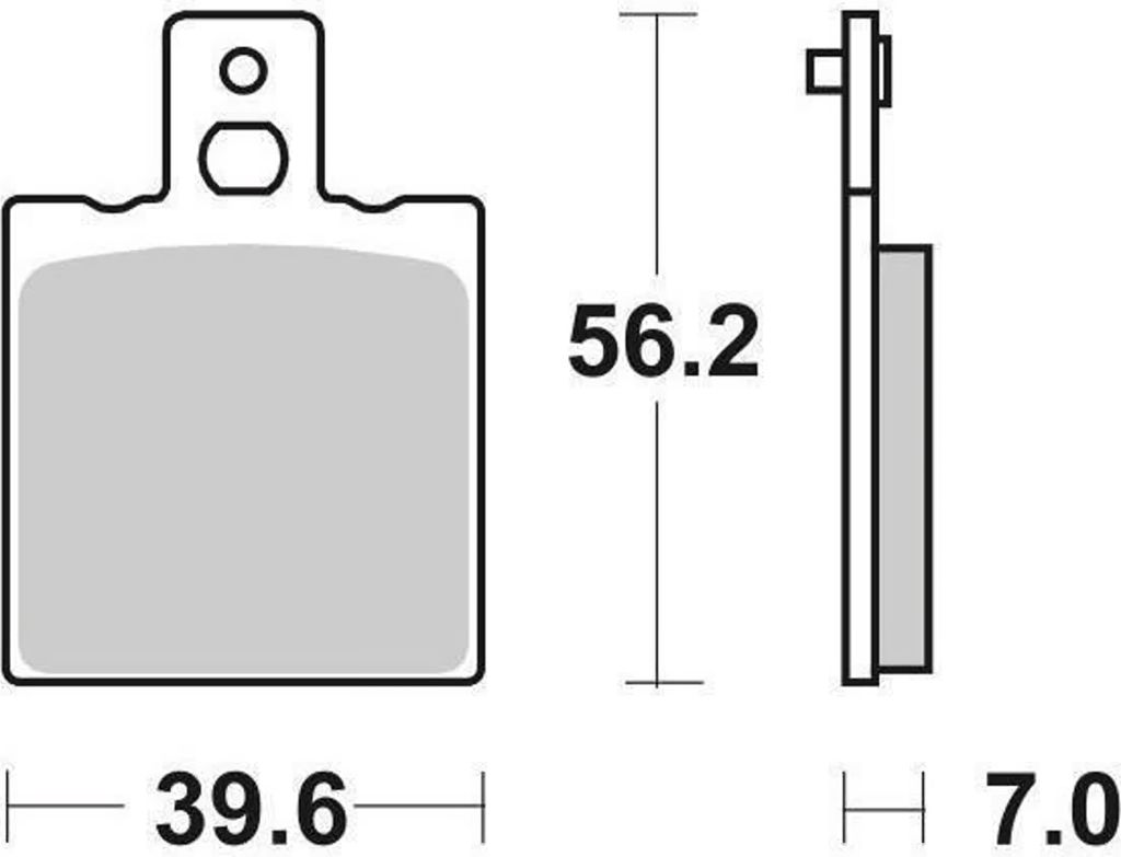 sbs Bremsbeläge Satz 519HF