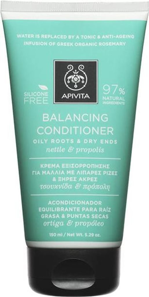 Apivita Oily Roots & Dry Ends Conditioner Produktbild 