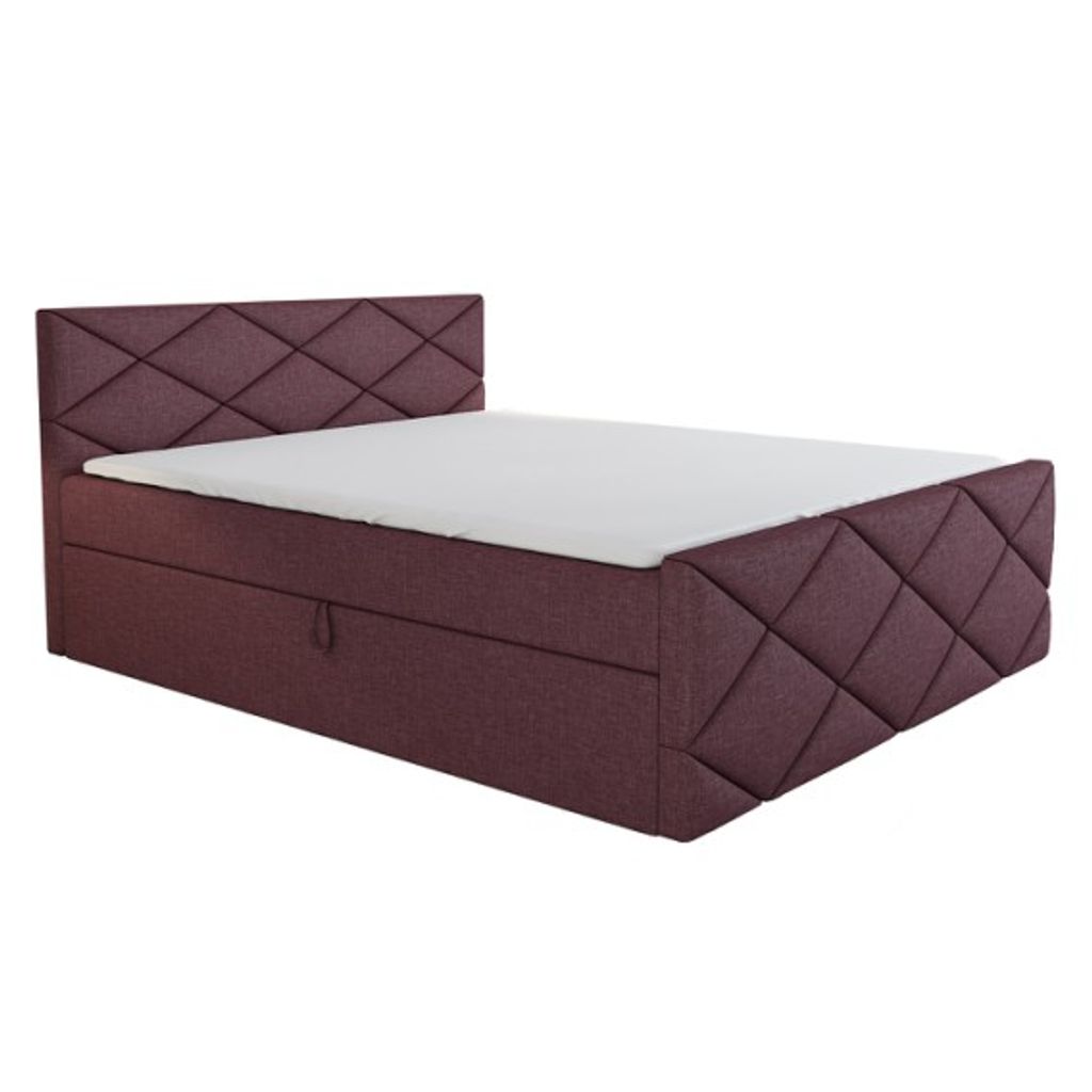 Boxspringbett LUXA 180x200 mit 2 Bettkästen, Bonell-Matratze und Topper. Möbel vom Hersteller- Handarbeit!Bett Komplett-Set mit Matratze,Bettkast...