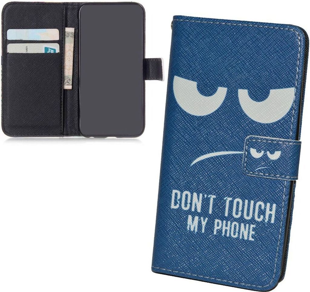 Handyhülle Tasche für Handy Apple iPhone 5 / 5s Dont Touch my Phone
