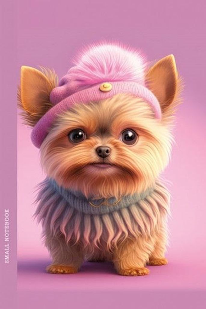 Notizbuch 105x165/64K liniert York Dog FRISCH