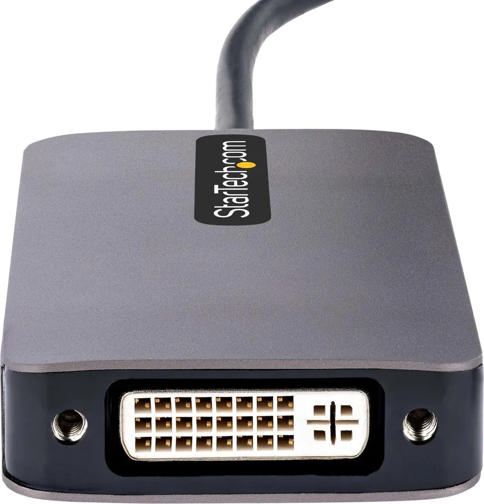 StarTech.com Adaptateur USB-C vers HDMI DVI VGA 4K 60Hz - CDP2VGAUCPH - 4