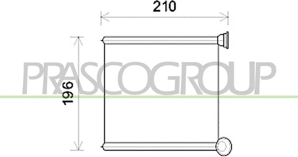 Radiateur de Chauffage pour VW Tiguan et Passat - Échangeur Thermique OE