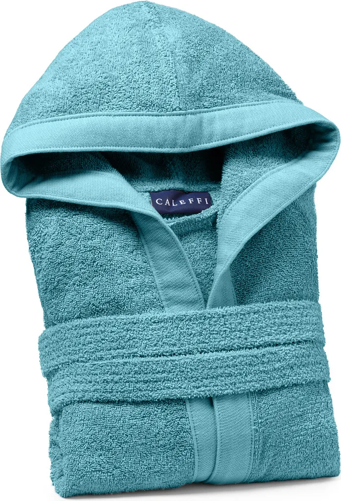 Caleffi Morbido accappatoio con cappuccio Anice S Anice