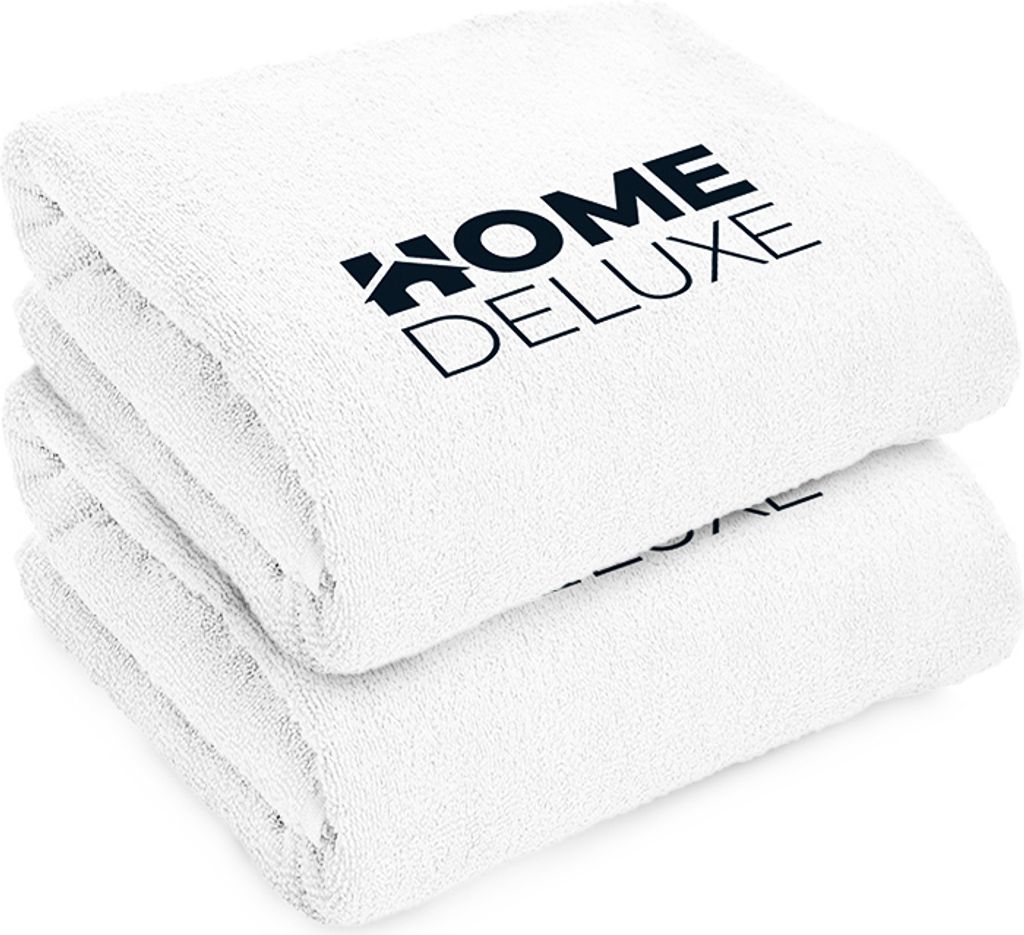 HOME DELUXE - Handtuch 2er Set - 70 x 140 cm, 100% Baumwolle I Badetuch Saunatuch Strandtuch Handtuchset