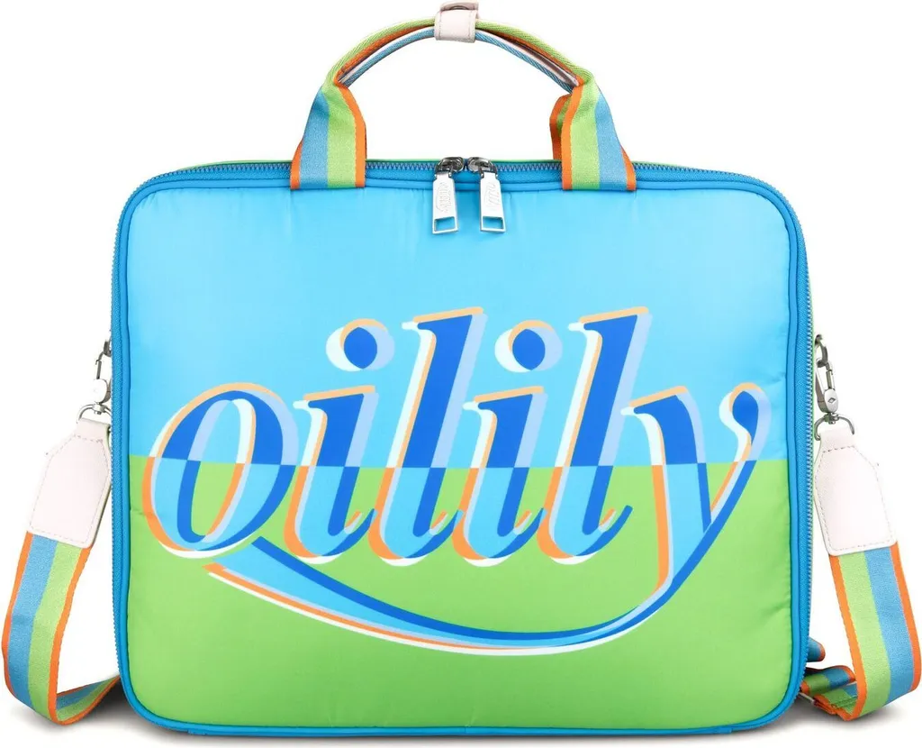 Sacoche ordinateur 13 pouces Oilily serviette porte-documents Aquarius