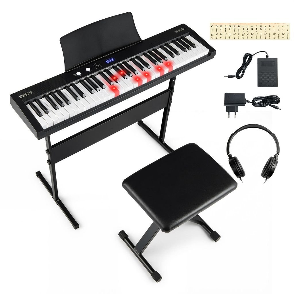 COSTWAY 61klávesové klávesové piano, elektrické piano se Obrázek produktu 