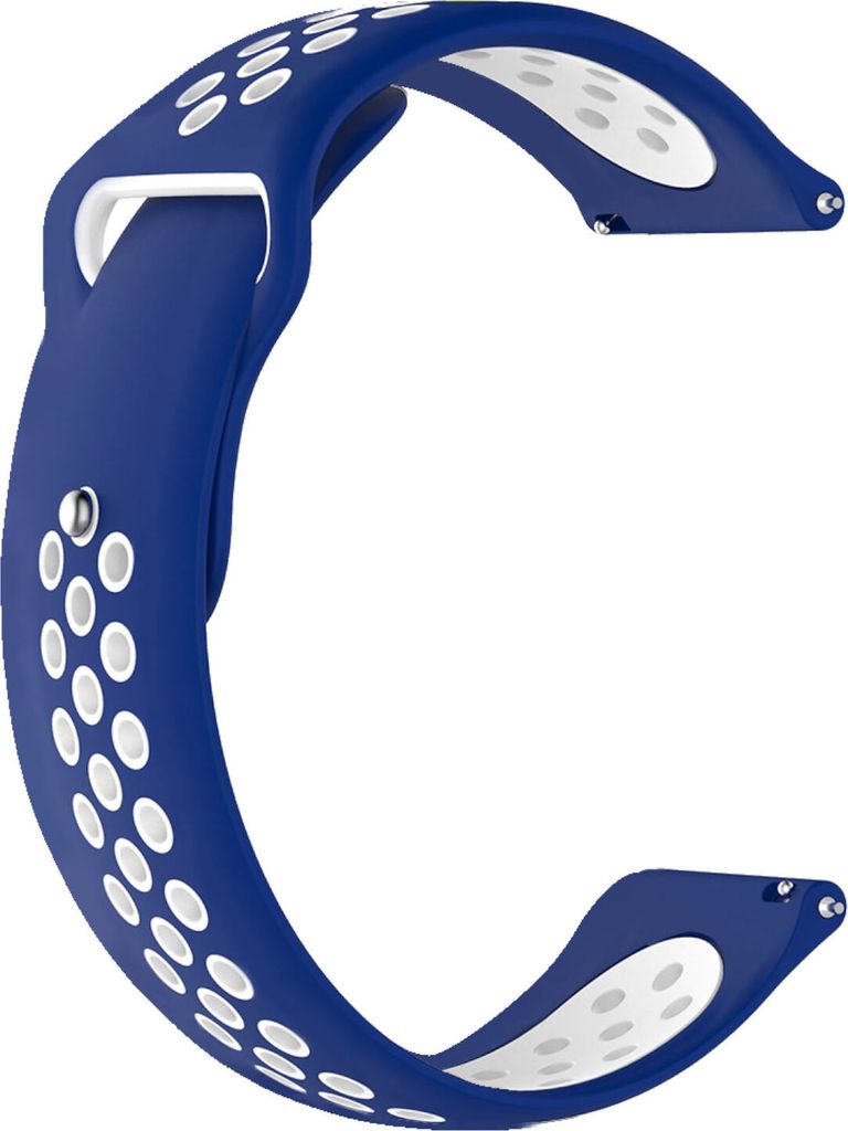 Für Amazfit GTR 3 / GTR 3 Pro Kunststoff / Silikon Uhr Watch Smart Sport Armband Blau / Weiß