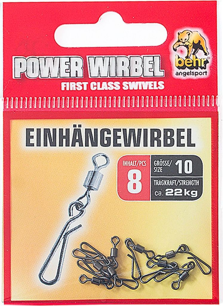 Wirbel Angelwirbel Spinnfischen Gr. 10