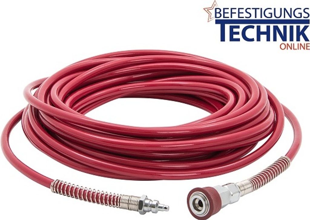 TJEP 15,00 Meter High Pressure Druckluftschlauch mit quick-lock Kupplung