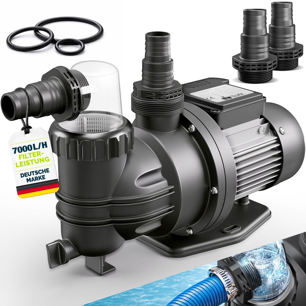 Pompa filtrante tillvex® per piscina 7.000 l/h e 250 W | Immagine del prodotto 