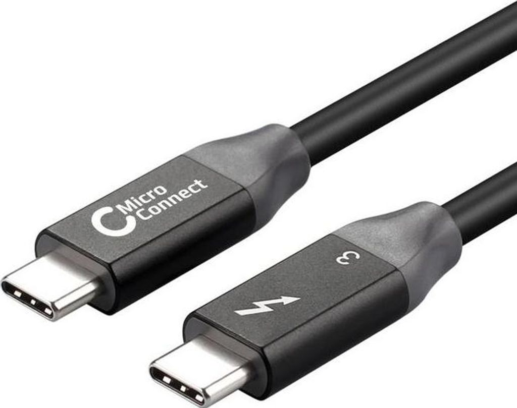 MicroConnect Thunderbolt 3 Kabel 2m