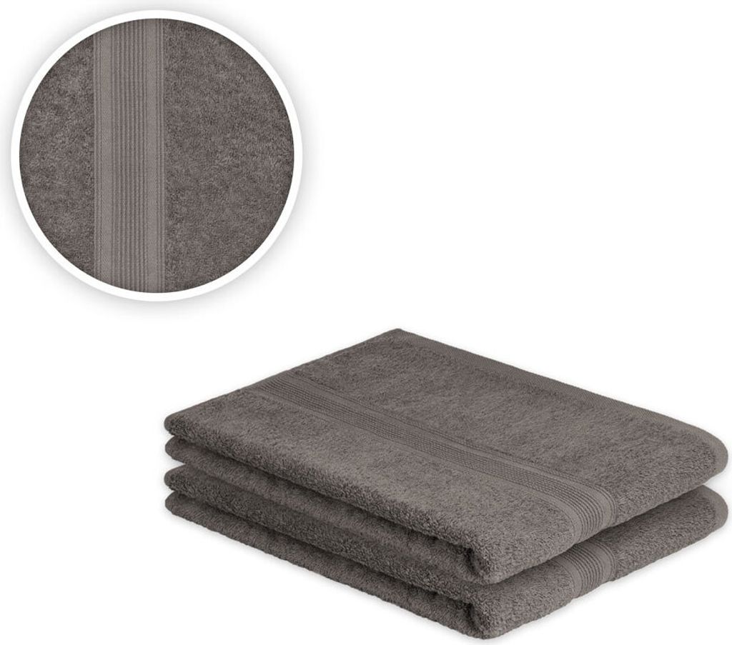Duschtuch 2er Set 70x140 cm