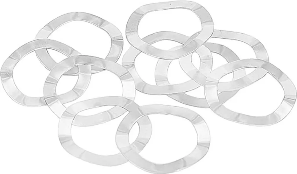 Entretoises 30mm en Aluminium Argent Wheels Manufacturing - Pack de 10
