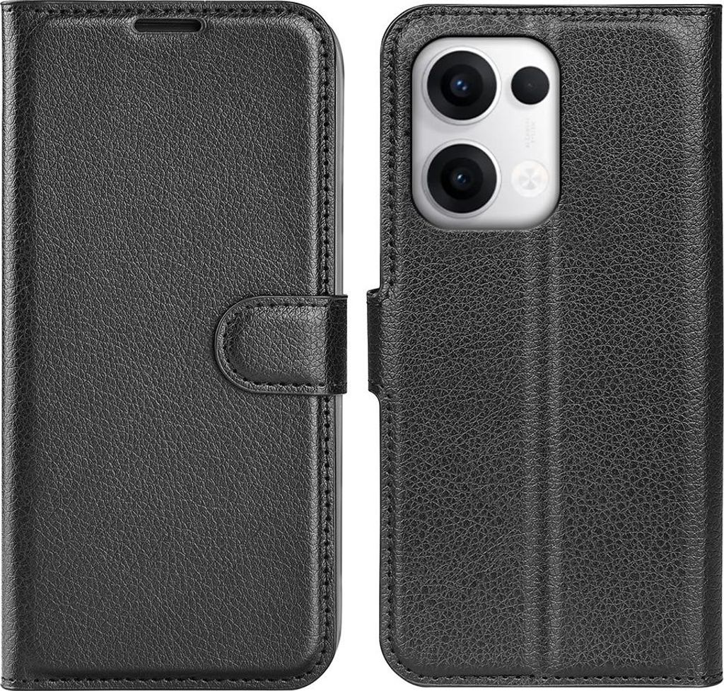 OPPO Reno13 5G Hülle - Coverup Klapphülle - Schwarz
