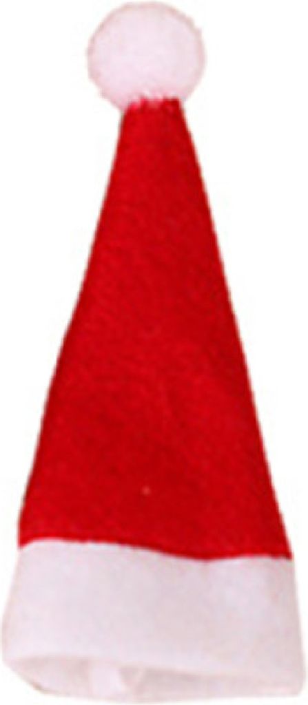 Weihnachts Lollipop Hüte, Stoff, Mini Santa Mützen, für Weihnachtsbaum, Büro, Auto Dekoration