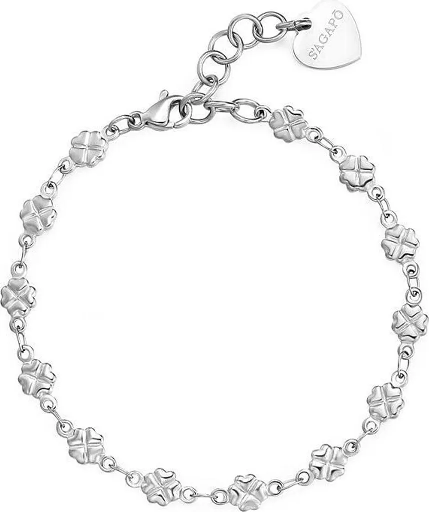 Bracciali con ciondoli fissi Sagapò Collezione Argento Chunky - donna