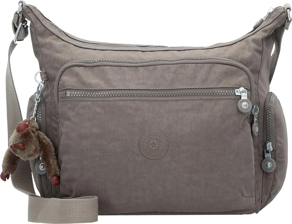 Grand sac besace Kipling Gabbie pour femme - Sacoche souple en nylon
