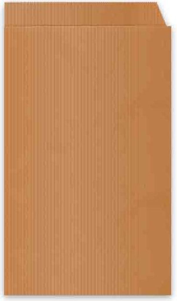 500 Hot Dog Beutel / Tüten PAP 100 x 190 mm braun 2-seitig Produktbild 