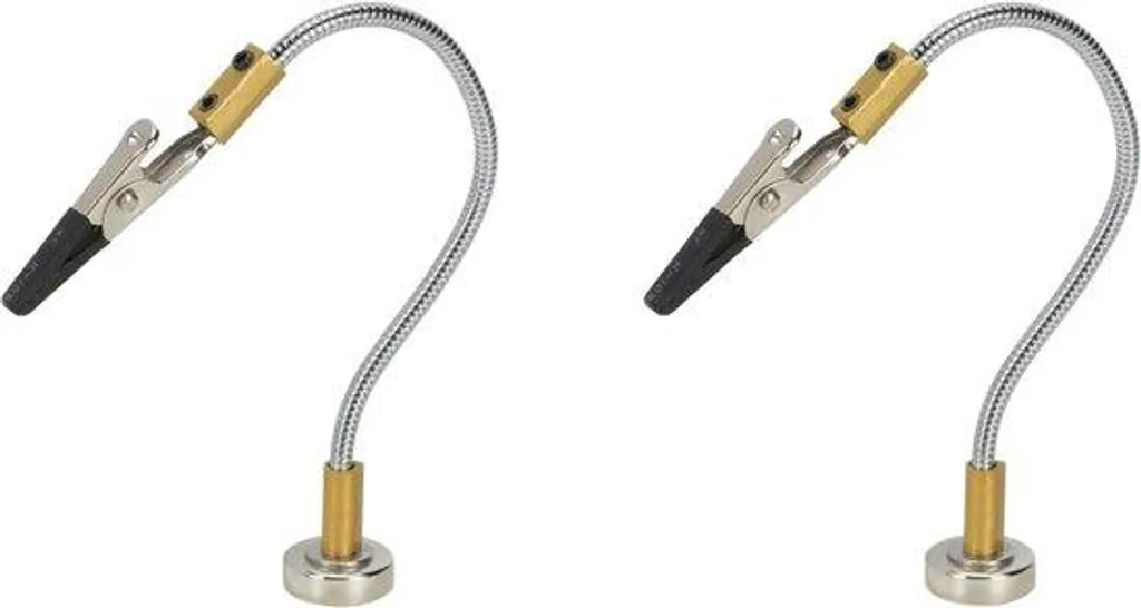 Lot de 2 pinces magnétiques en acier pour fixer vos notes au bureau