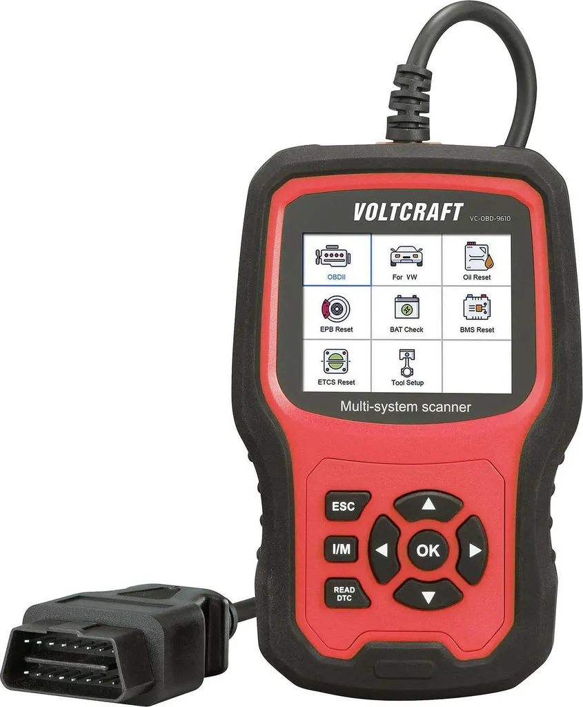 Outil diagnostic OBD II Voltcraft : résolvez les pannes de moteur vous-même
