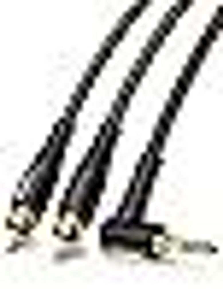 Cinch auf Klinke 3.5mm Kabel 90 Grad 3.5mm Klinke zu 2 Cinch Kabel 24K Vergoldete Stereo Chinch Audio Kabel für TV, Smartphone, Laptop, Heimkino, ...