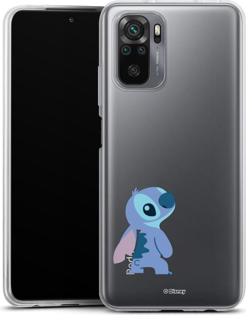 DeinDesign Slim Hülle für Xiaomi Redmi Note 10S Silikon Case Ultra Dünn Handyhülle Disney Fanartikel Lilo & Stitch