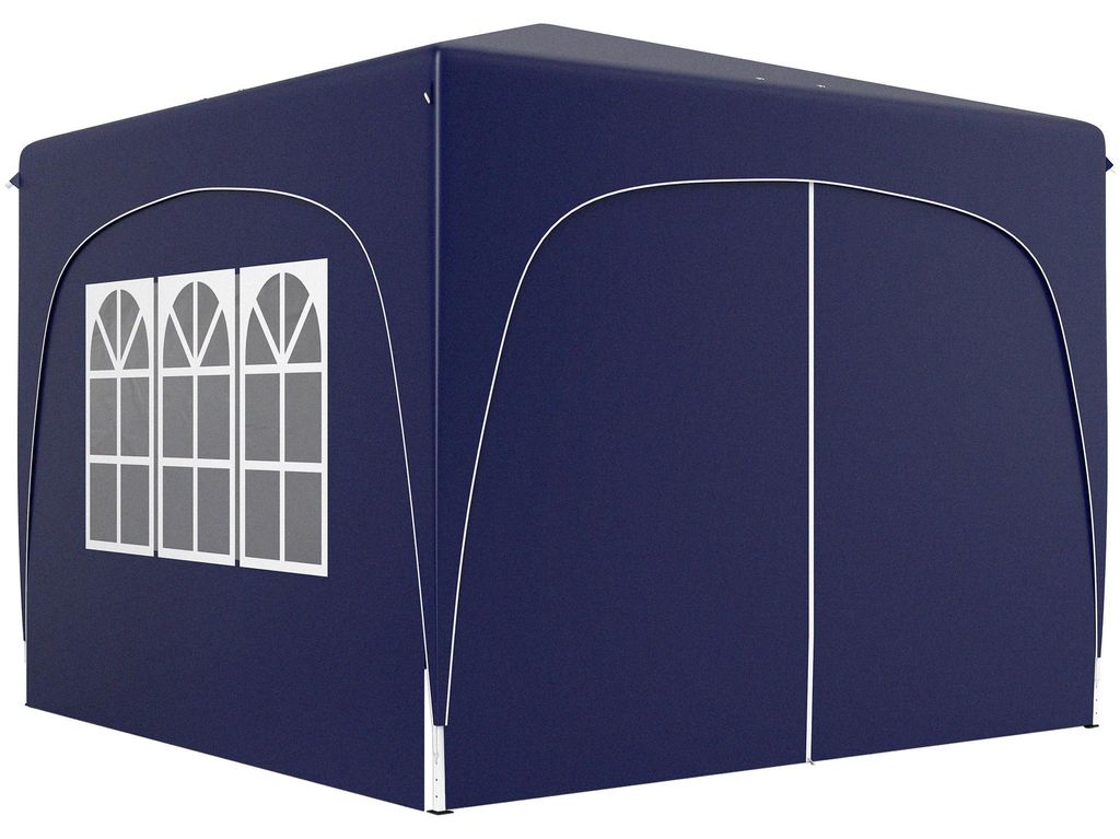 Outsunny Pavillon 3x3m wasserabweisend Stabil Winterfest Produktbild 
